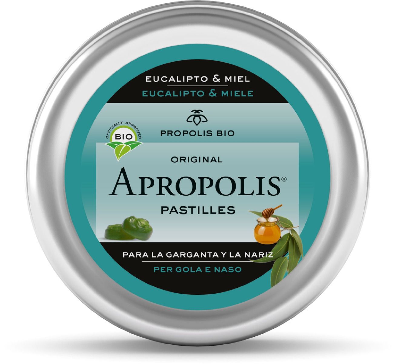 PASTILLAS APROPOLIS MIIEL Y EUCALIPTO LEMON PHARMA
