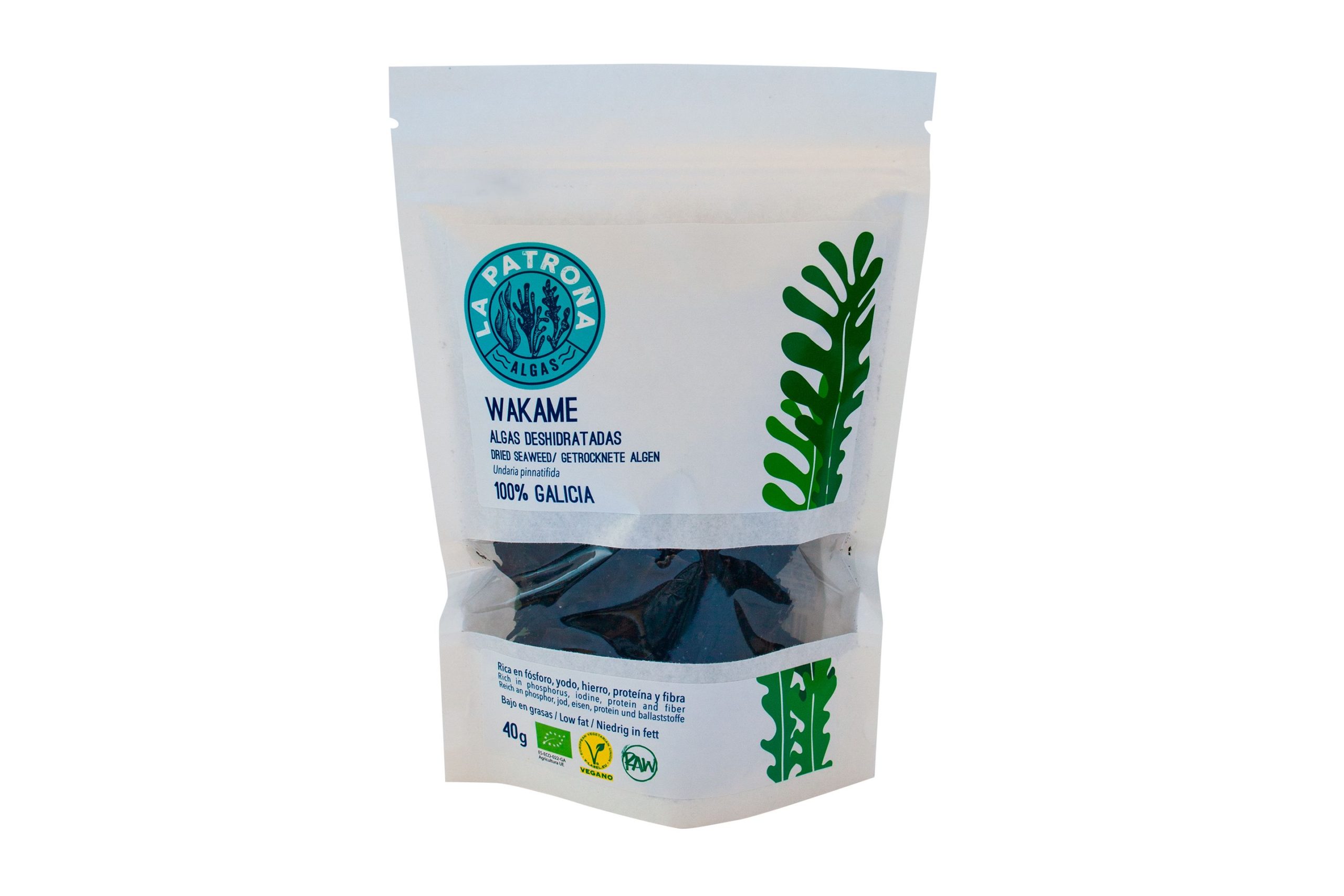 WAKAME ALGA ECO DH 40G LA PATRONA