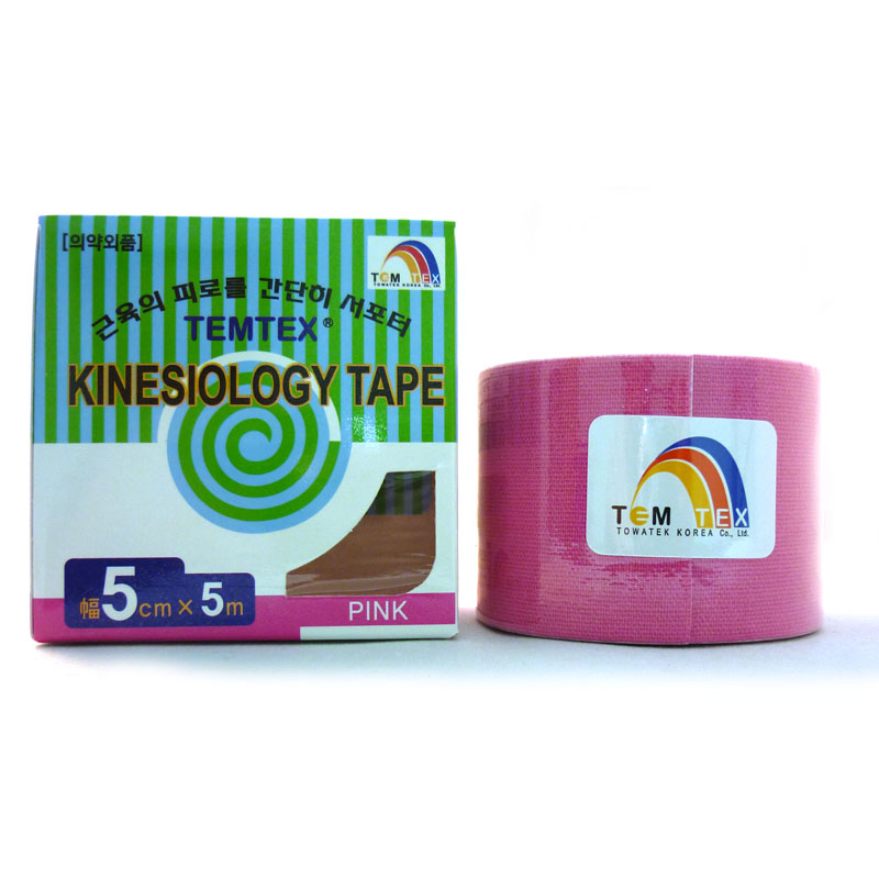 TEMTEX KINESIOTAPE 5 X 5 TURMALINA ROSA