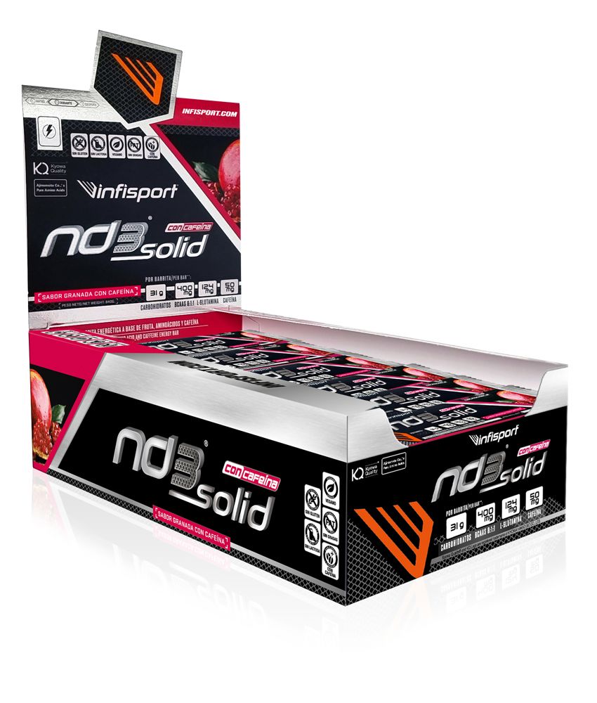 ND3 SOLIDO BARRITA GRANADA CAFEINA 21 UN INFISPORT