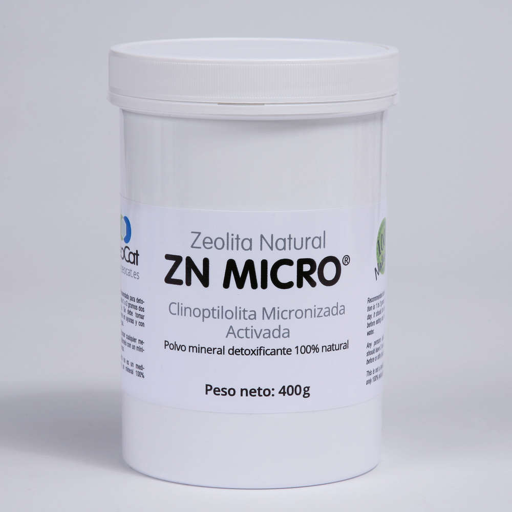 ZEOLITA NATURAL MICRO <M50  400 GRS