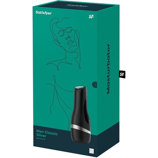 SATISFYER MASTRUBADOR MEN CLASSIC PLATA