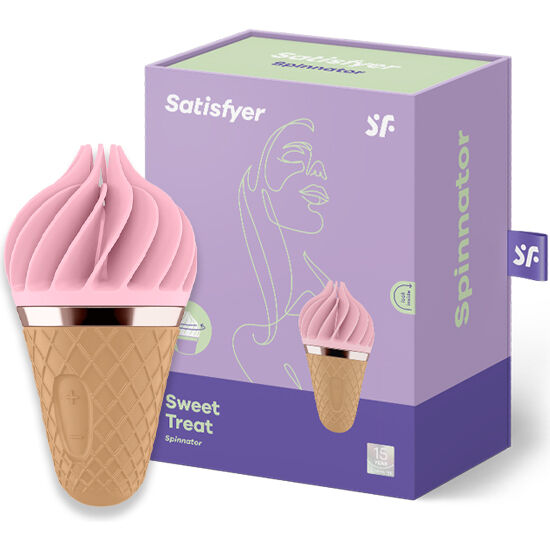 SATISFYER SWEET TREAT SPINNATOR MARRON¬ROSA