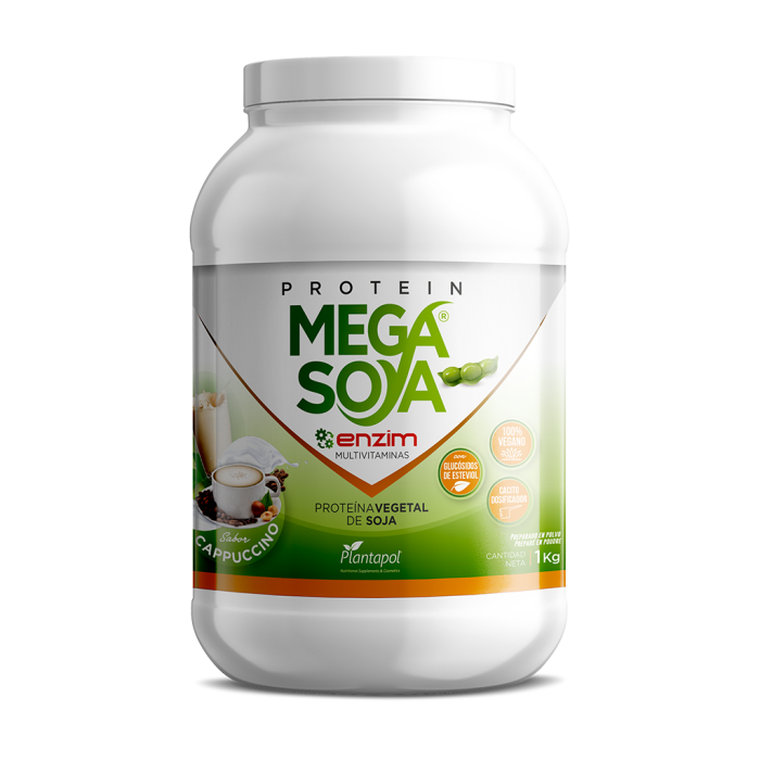 PROTEIN MEGA SOYA ENZIM MULTIVIT. CAPUCHINO 1KG