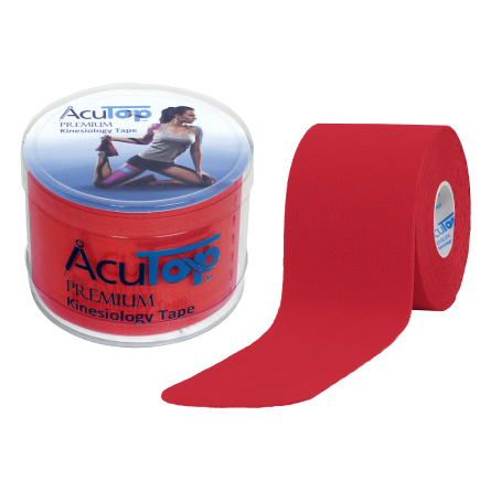 ACUTOP KINESIO 5CM X5M ROJO PREMIUM