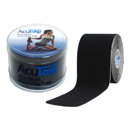 ACUTOP KINESIO 5CMX5M NEGRO PREMIUM