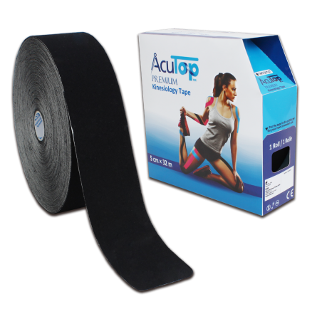 ACUTOP KINESIO 5CMX32M NEGRO PREMIUM