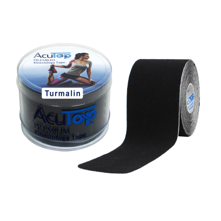 ACUTOP KINESIO 5CMX5M NEGRO TURMALINA PREMIUM
