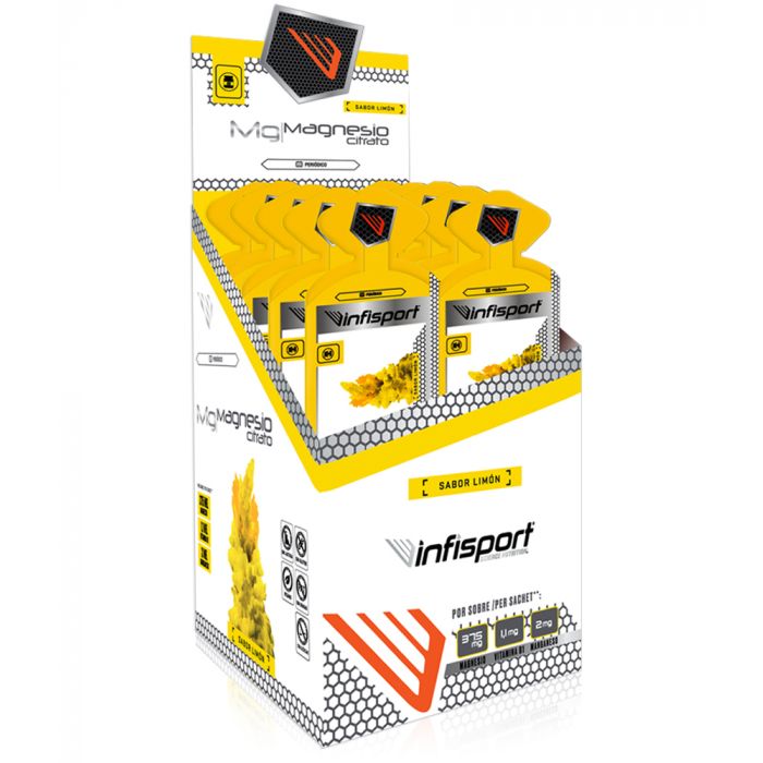 MAGNESIO CITRATO GEL 40 GRS 12 STICK INFISPORT