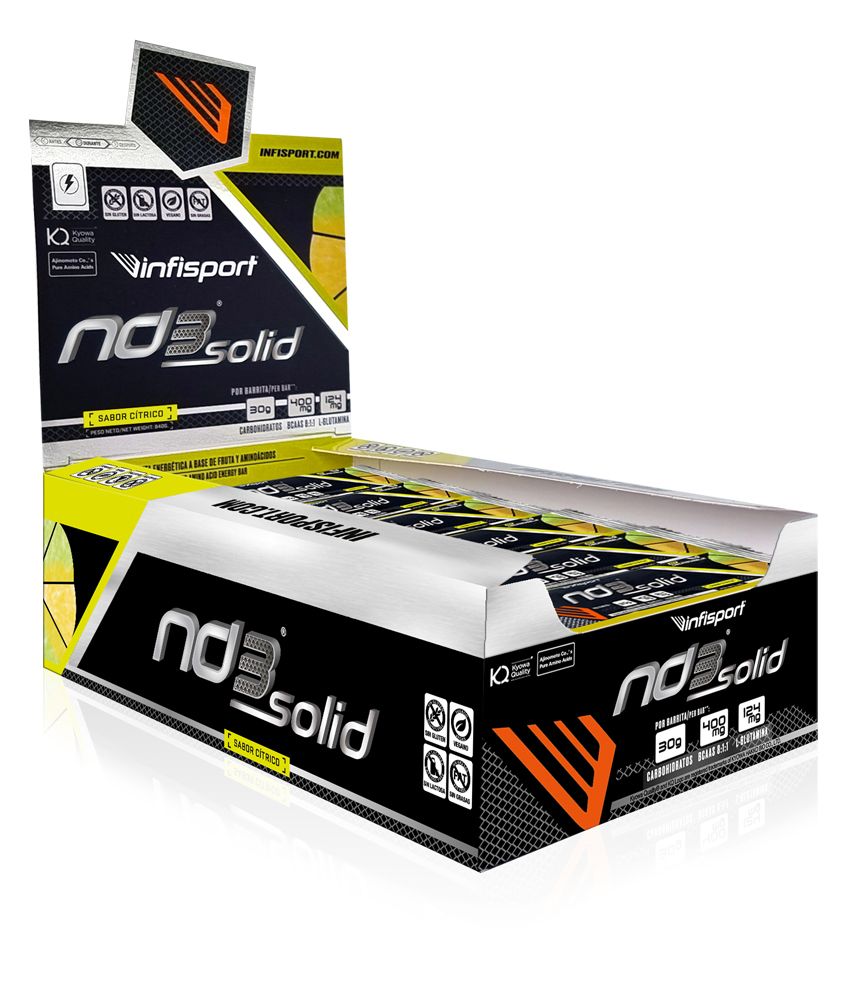 ND3 SOLIDO BARRITA CITRICO 40 GR 21U INFISPORT