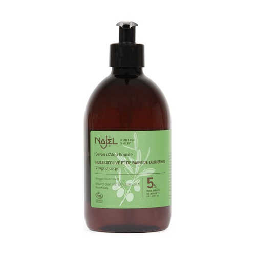 JABON DE ALEPO LIQUIDO 5% 500 ML NAJEL