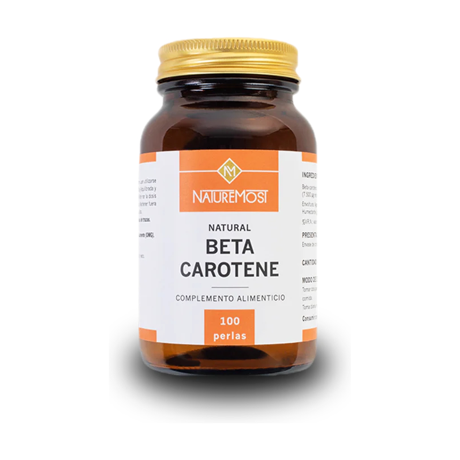 NATURAL BETA CAROTENE 25.000 U.I 60 CAPS NATUREMOS