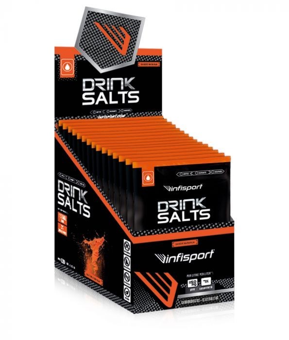 DRINK SALTS STICK NARANJA 40 GR. NUEVO INFISPORT