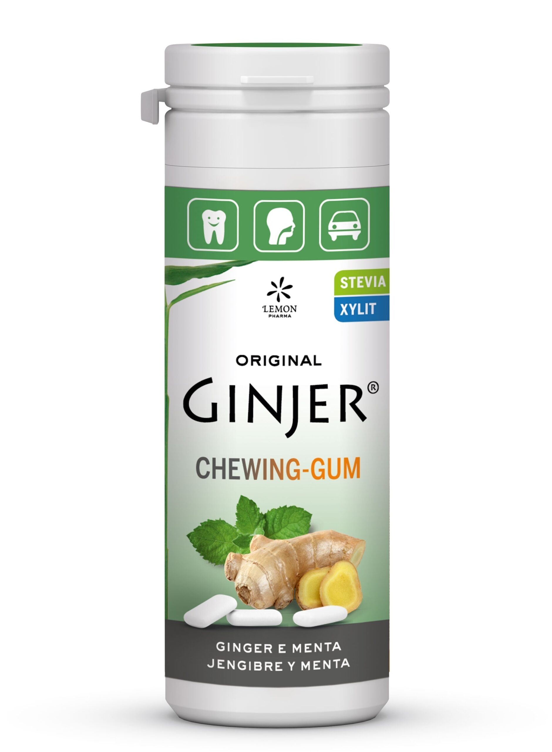 GINJER CHICLES MENTA LEMON PHARMA
