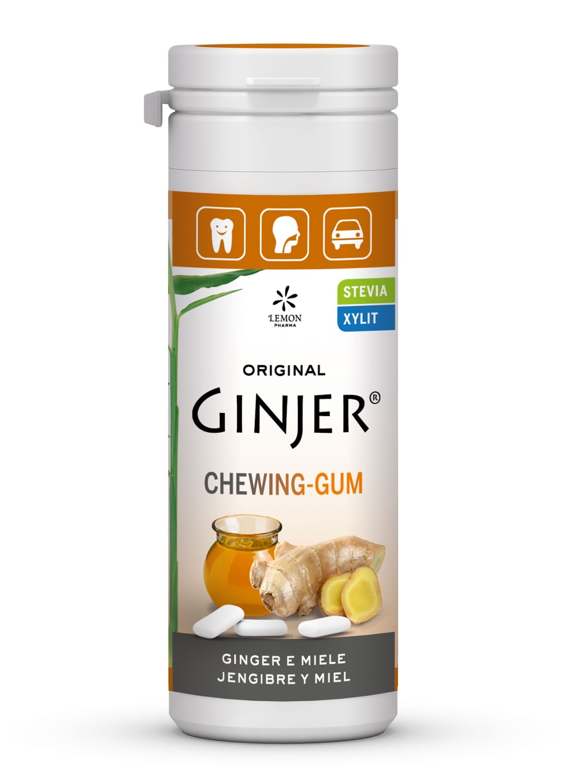 GINJER CHICLES MIEL LEMON PHARMA