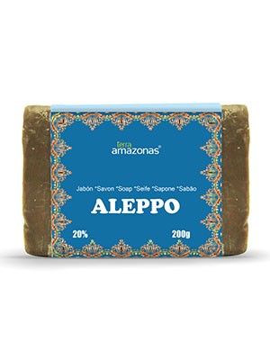 JABON DE ALEPO 20% ACEITE ESENCIAL LAUREL 200 GRS.