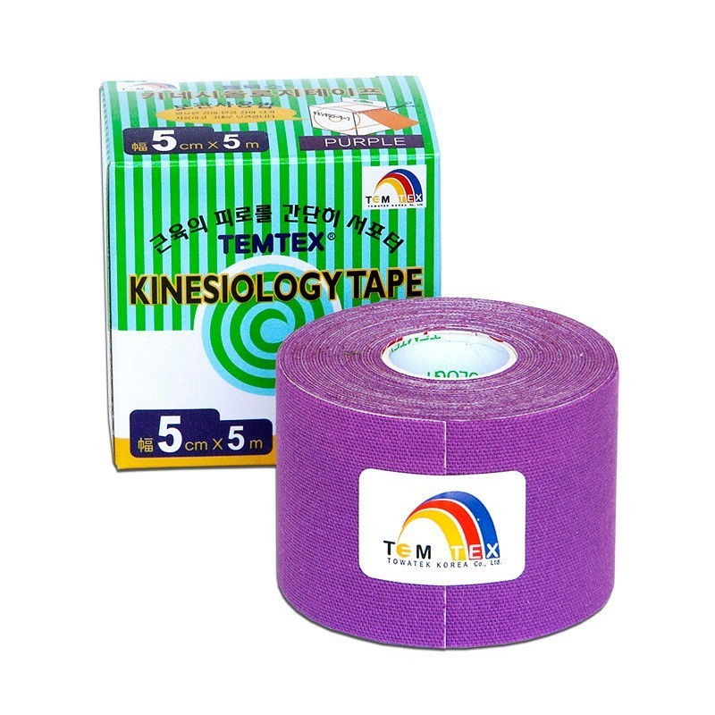 TEMTEX KINESIOLOGY TAPE MORADO 5CMX5M