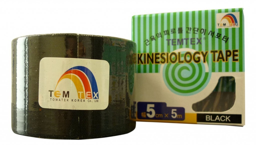 TEMTEX KINESIOLOGY TAPE NEGRO 5CMX5M