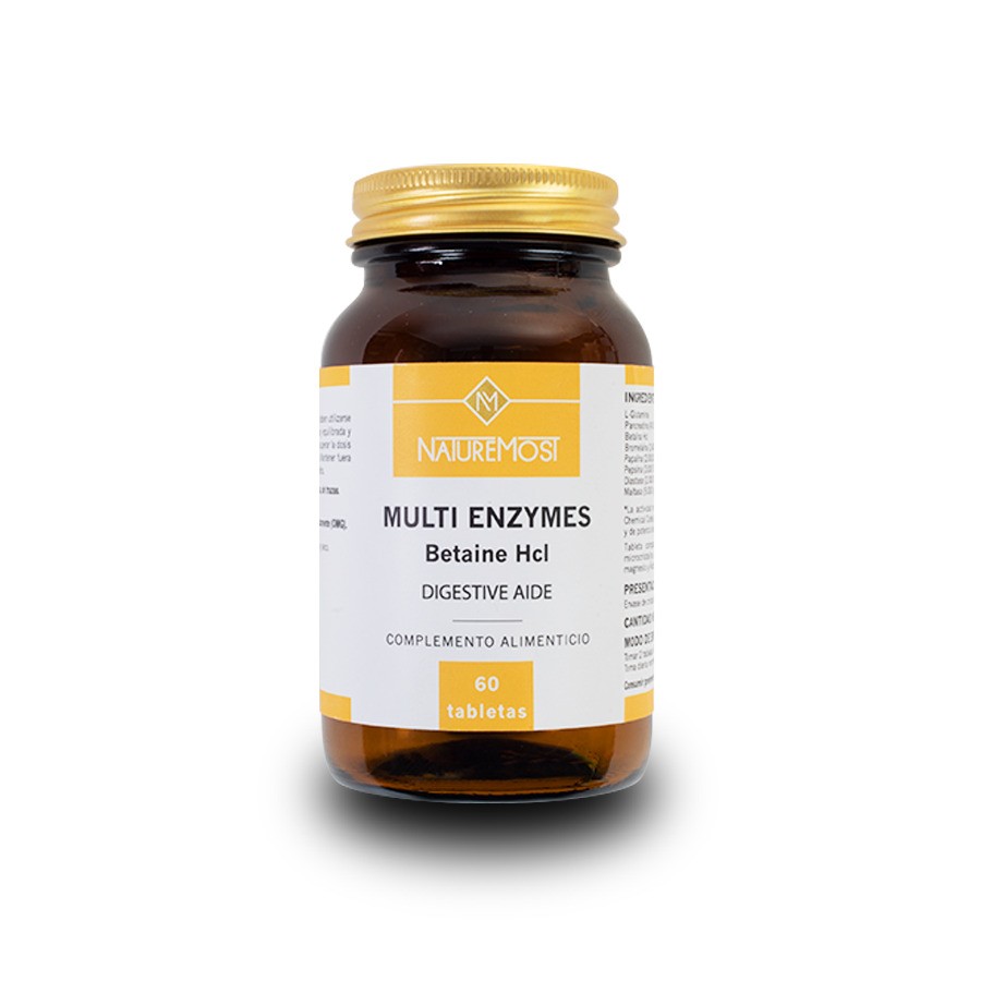 MULTIENZIMAS DIGESTIVAS 60 TABLETAS NATUREMOST