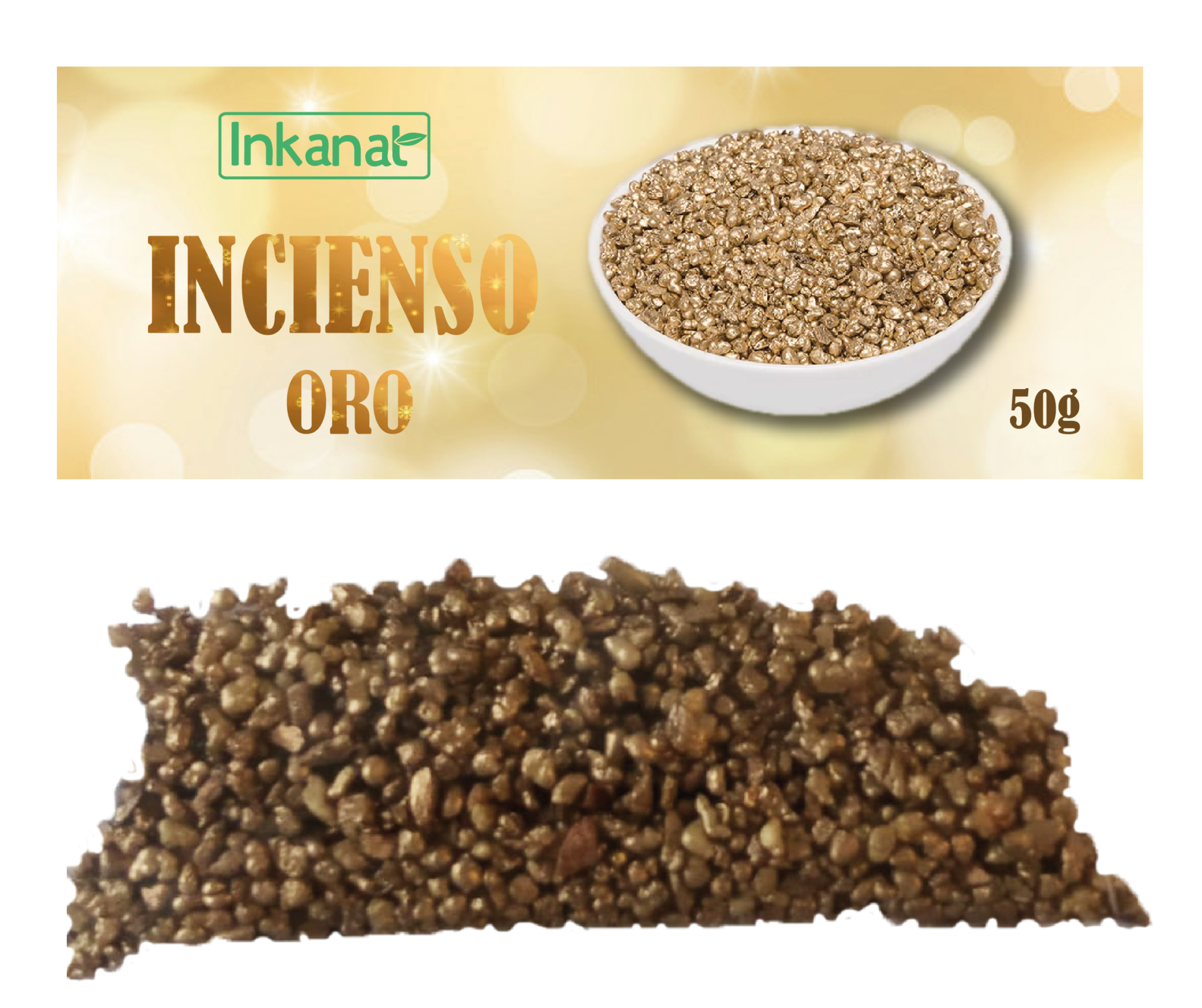 RESINA INCIENSO ORO 50 G INKANAT