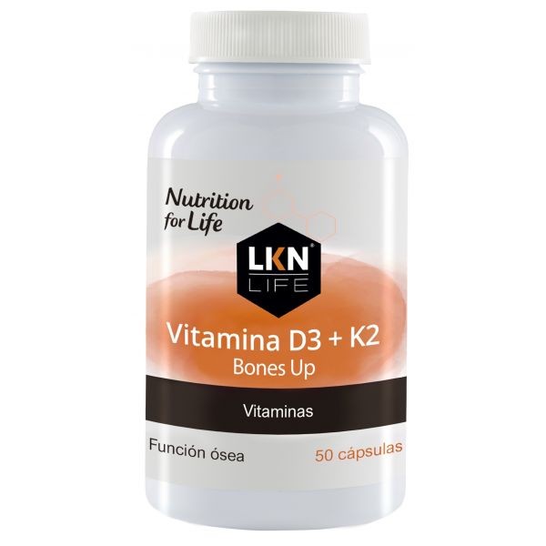 VITAMINA D3 + K2 50 VCAPS BONES UP LKN
