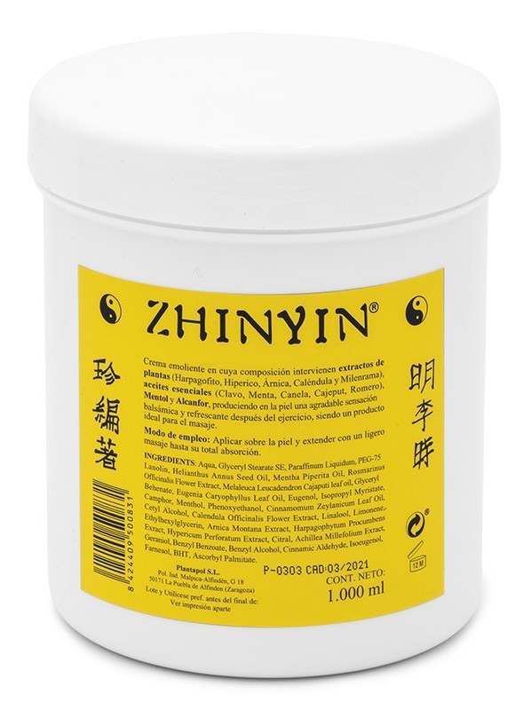 ZHINYIN CREMA CALOR 1000 ML PLANTAPOL